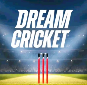 Dream Cricket gameplay showing realistic 3D graphics and modern cricket experience