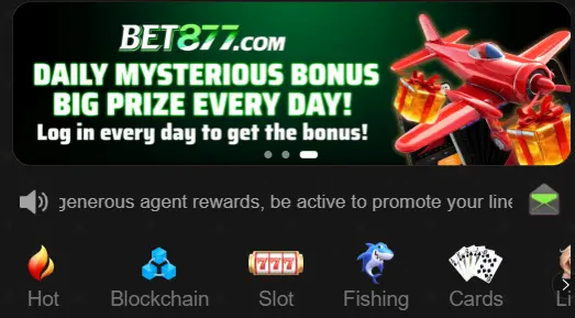 Bet877 Game 每 New and Popular Online Real Earning Game 3 image 2026 03 29T205329.272