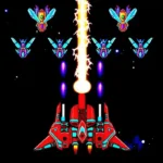 Galaxy Attack: Shooting Game 1 Galaxy Attack shooting game gameplay with spaceship fighting alien enemies