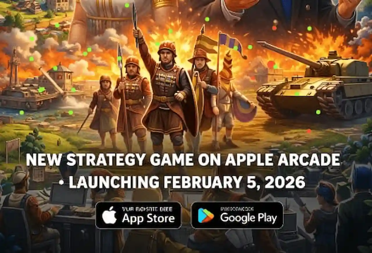 Sid Meier's Civilization VII Arcade Edition 2026 mobile strategy game on Apple Arcade �C city building, military, and diplomacy gameplay