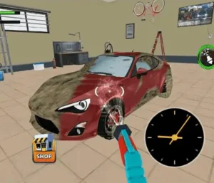 Wash Job Power Gun Simulator Android gameplay and features