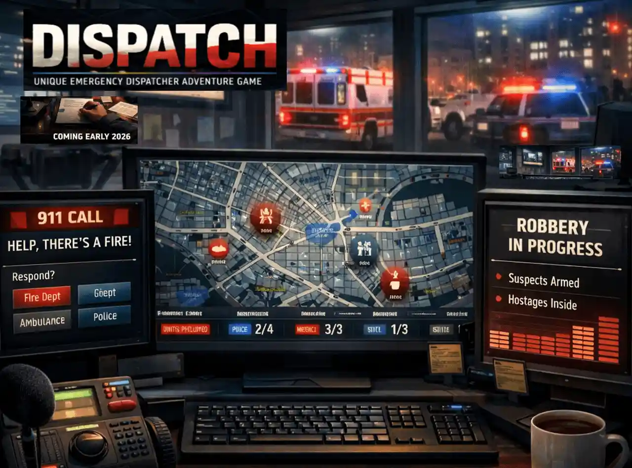 Dispatch emergency dispatcher adventure game early 2026