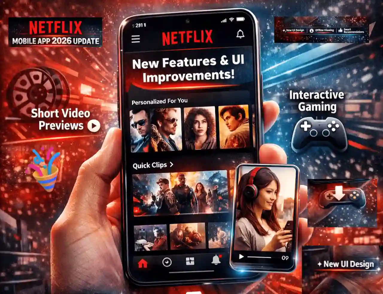 Netflix Mobile App 2026 major update for Android and iOS