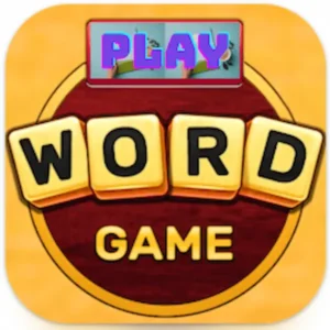 Word Game puzzle interface showing word connection challenge for mental exercise