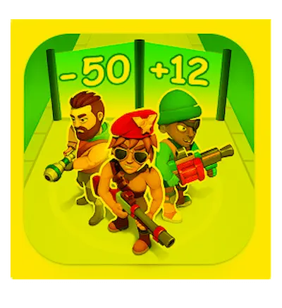 Survive Squad Game screenshot showing gameplay features